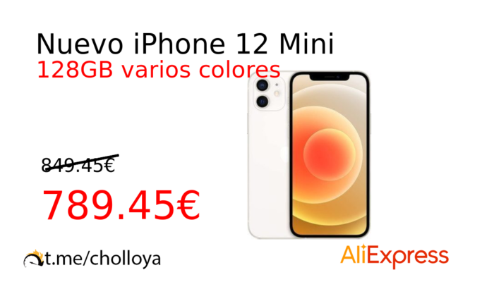 Nuevo iPhone 12 Mini