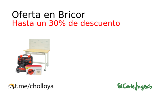 Oferta en Bricor