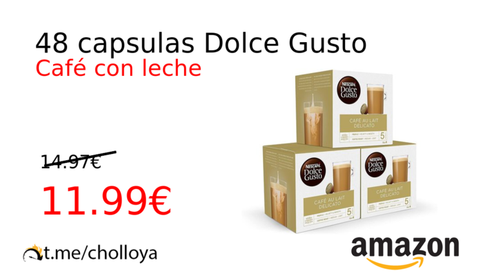 48 capsulas Dolce Gusto