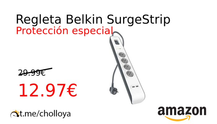 Regleta Belkin SurgeStrip