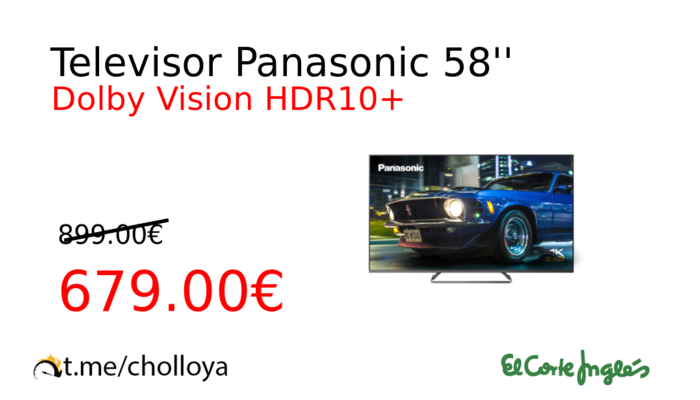 Televisor Panasonic 58''