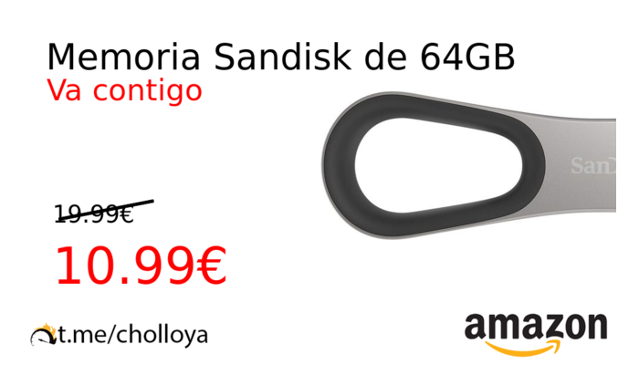 Memoria Sandisk de 64GB