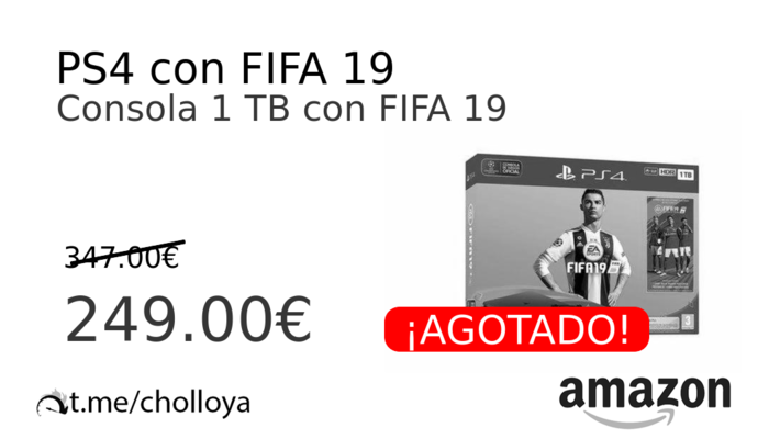 PS4 con FIFA 19