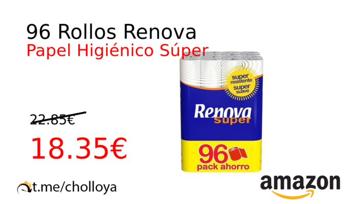 96 Rollos Renova