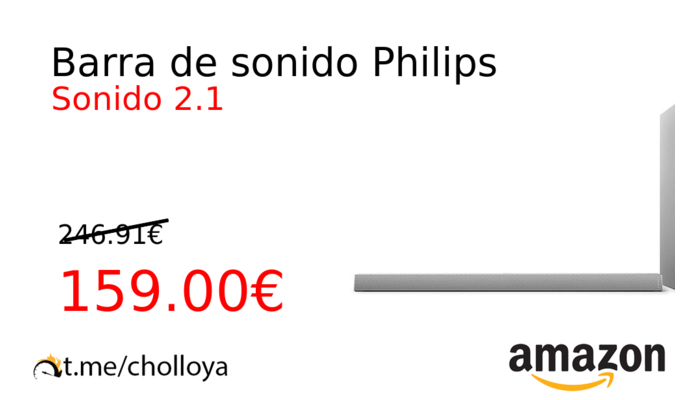 Barra de sonido Philips