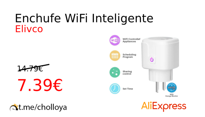 Enchufe WiFi Inteligente