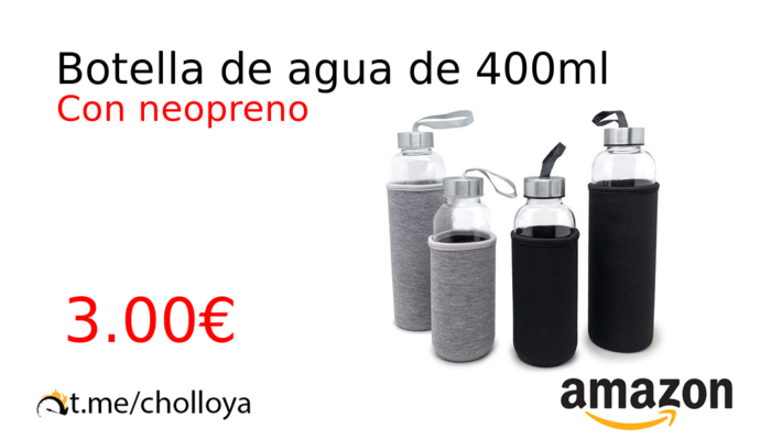 Botella de agua de 400ml