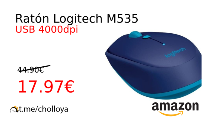 Ratón Logitech M535