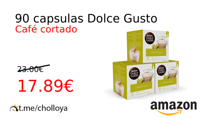 90 capsulas Dolce Gusto