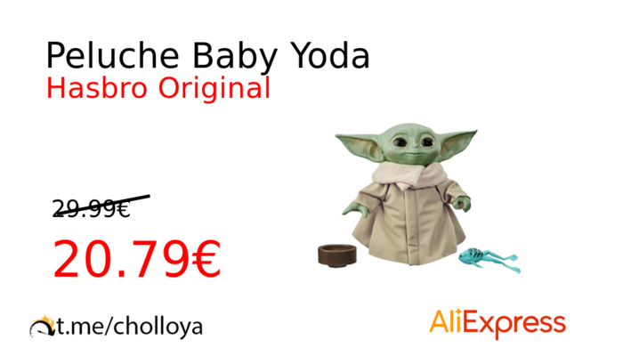 Peluche Baby Yoda