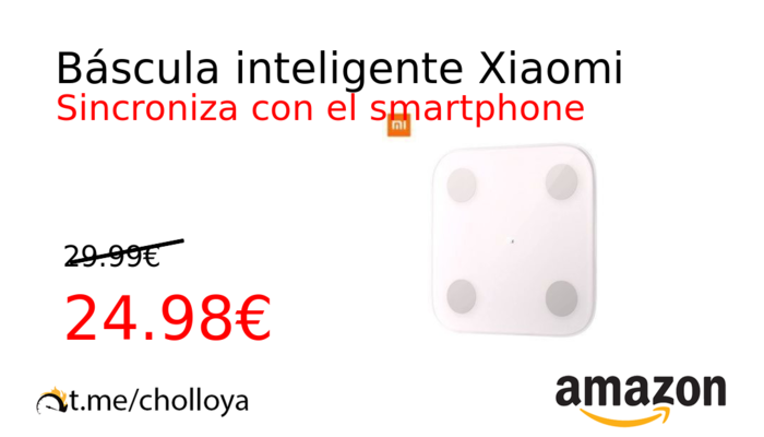 Báscula inteligente Xiaomi