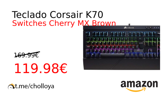 Teclado Corsair K70