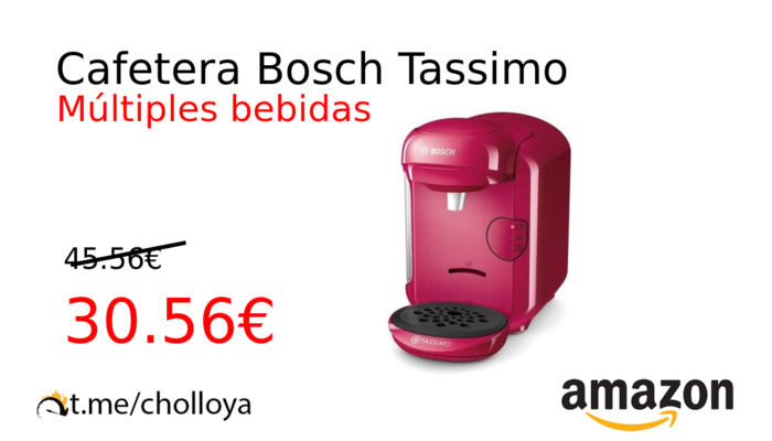 Cafetera Bosch Tassimo