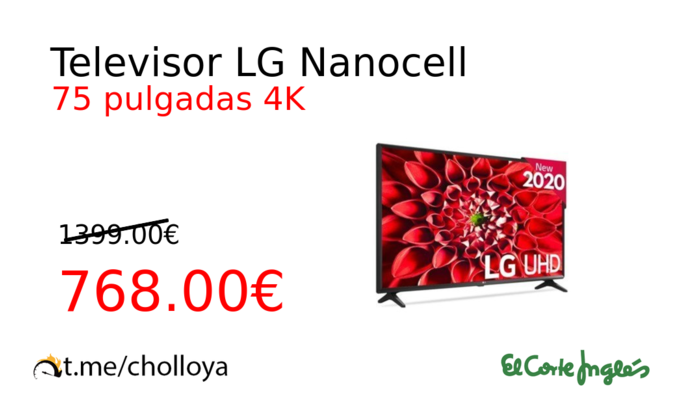 Televisor LG Nanocell