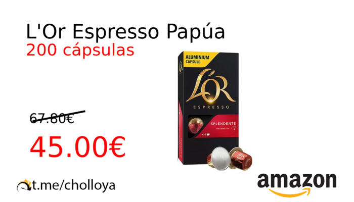 L'Or Espresso Papúa 