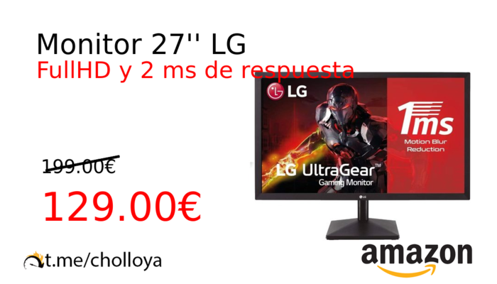 Monitor 27'' LG