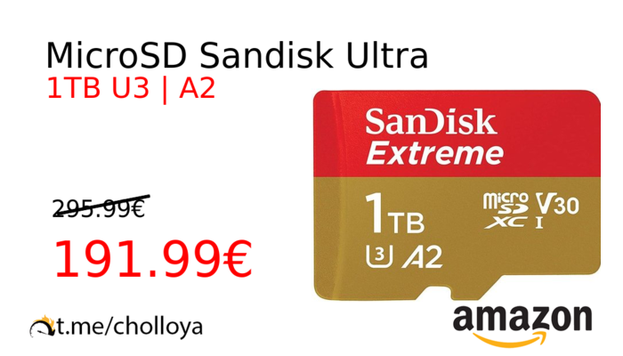 MicroSD Sandisk Ultra