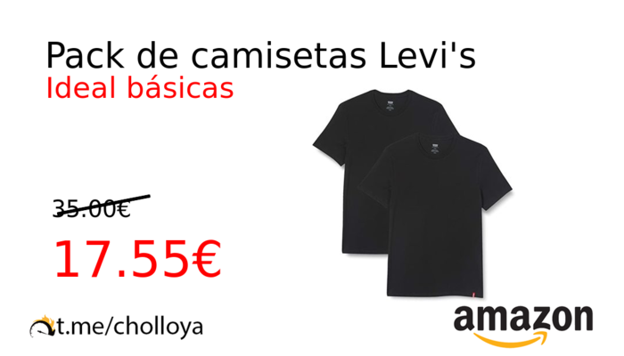 Pack de camisetas Levi's