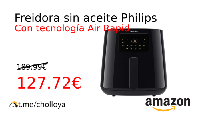 Freidora sin aceite Philips