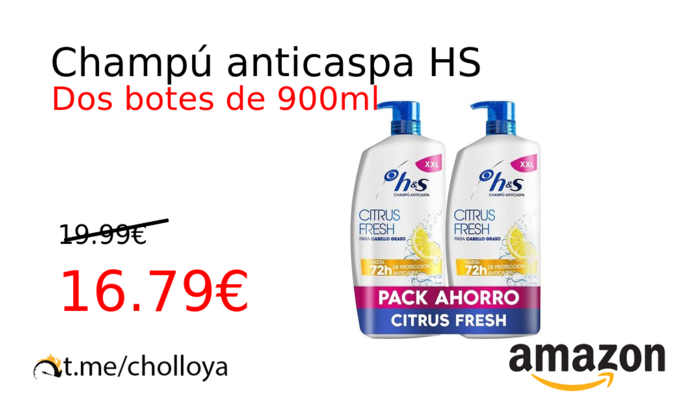 Champú anticaspa HS