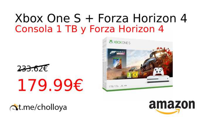 Xbox One S + Forza Horizon 4