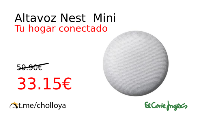 Altavoz Nest  Mini