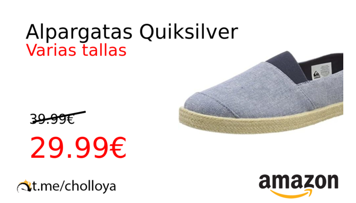 Alpargatas Quiksilver