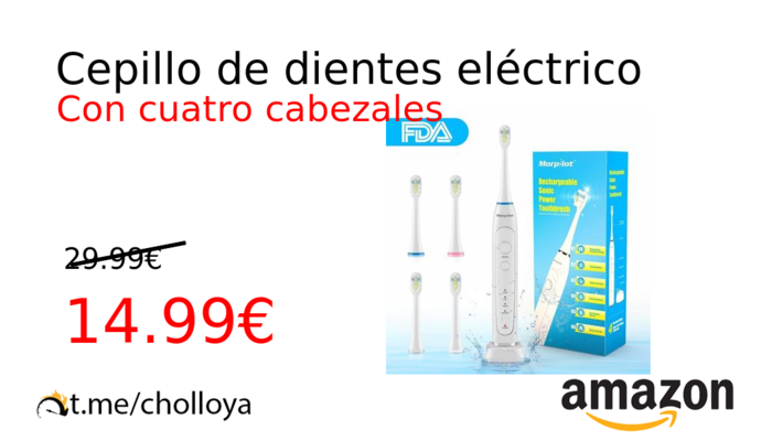 Cepillo de dientes eléctrico