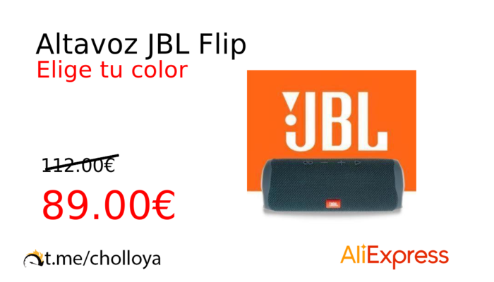 Altavoz JBL Flip 