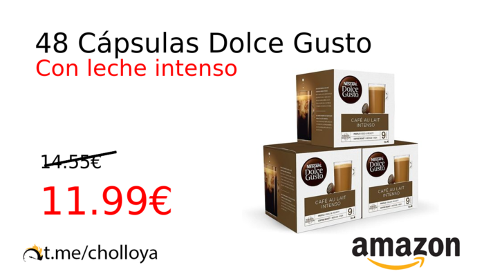 48 Cápsulas Dolce Gusto