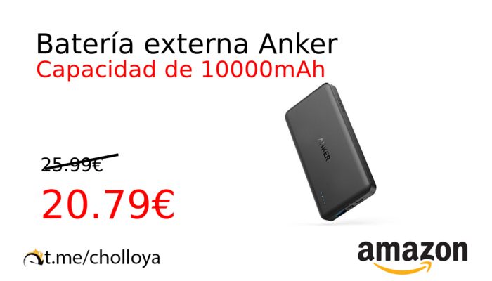 Batería externa Anker