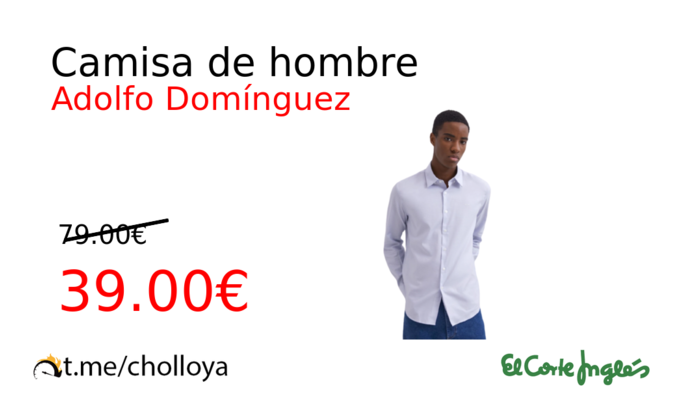 Camisa de hombre