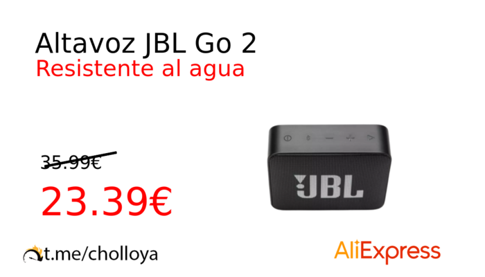 Altavoz JBL Go 2