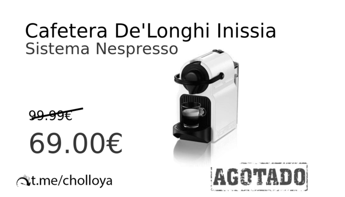 Cafetera De'Longhi Inissia