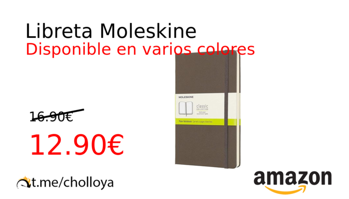 Libreta Moleskine