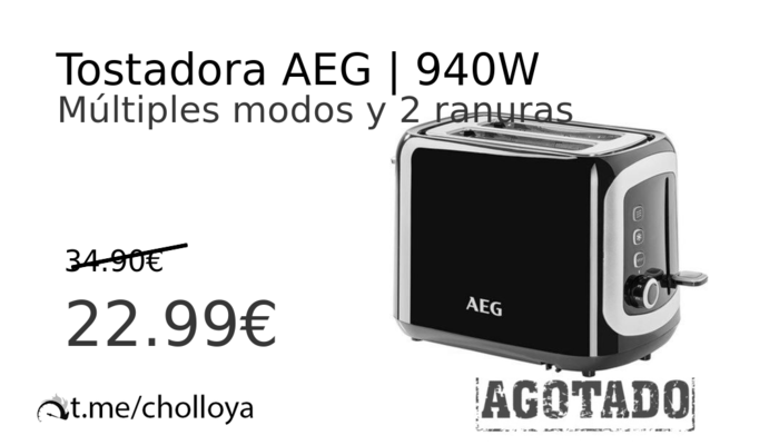 Tostadora AEG | 940W