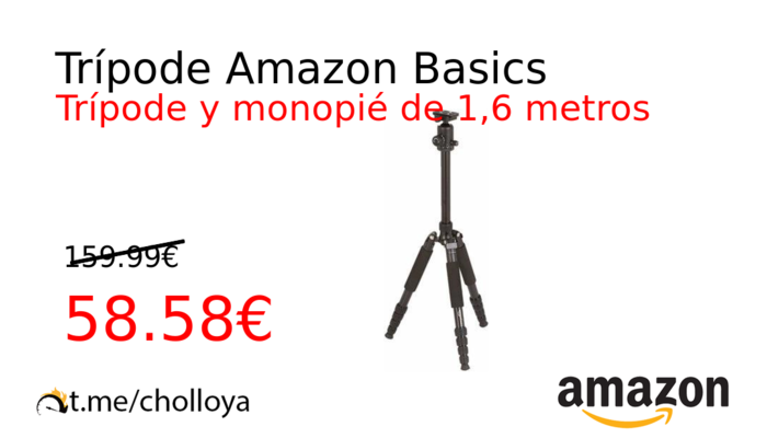 Trípode Amazon Basics
