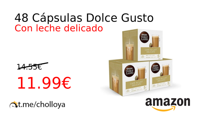 48 Cápsulas Dolce Gusto