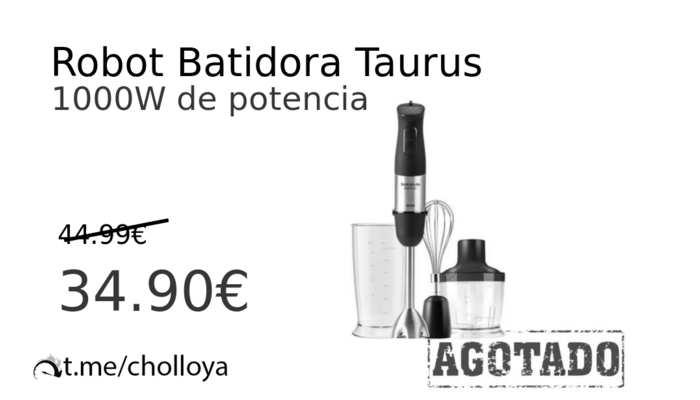 Robot Batidora Taurus