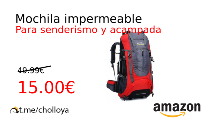 Mochila impermeable