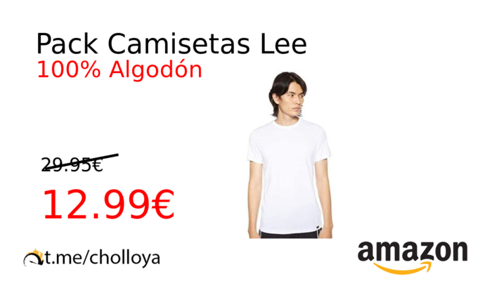 Pack Camisetas Lee