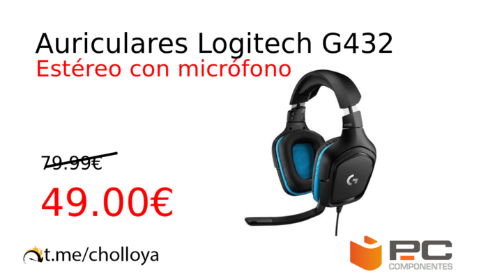 Auriculares Logitech G432