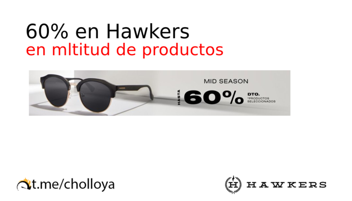 60% en Hawkers