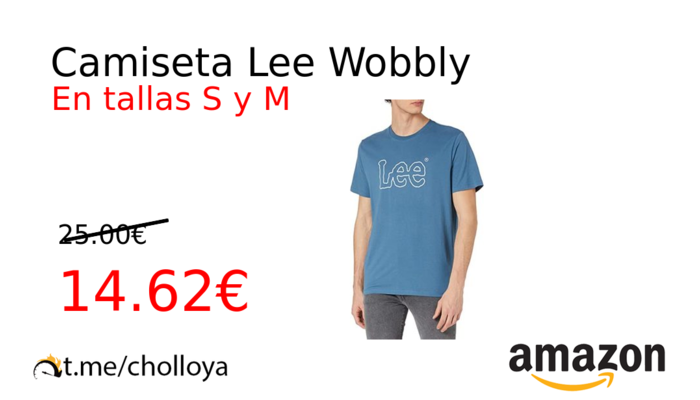 Camiseta Lee Wobbly