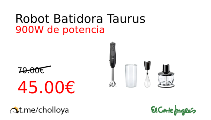 Robot Batidora Taurus