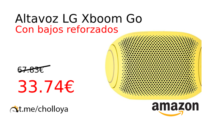 Altavoz LG Xboom Go