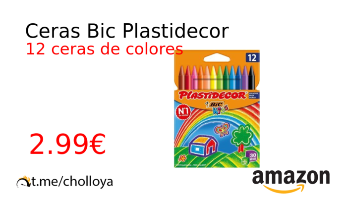 Ceras Bic Plastidecor