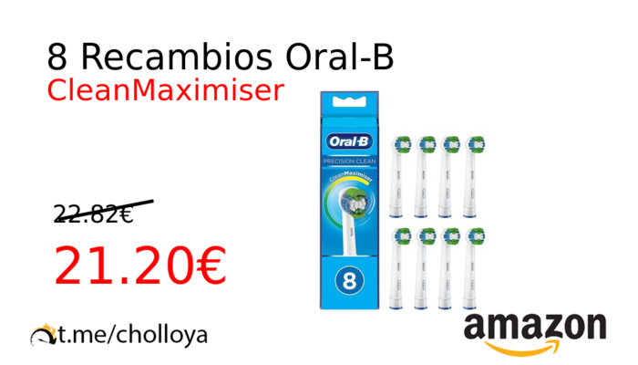 8 Recambios Oral-B