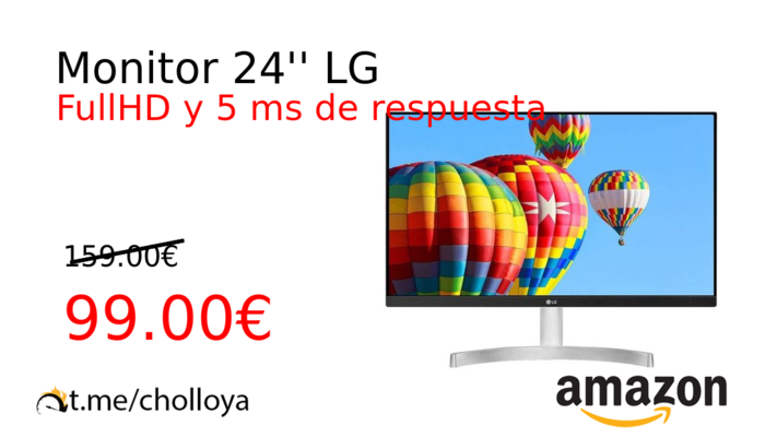 Monitor 24'' LG