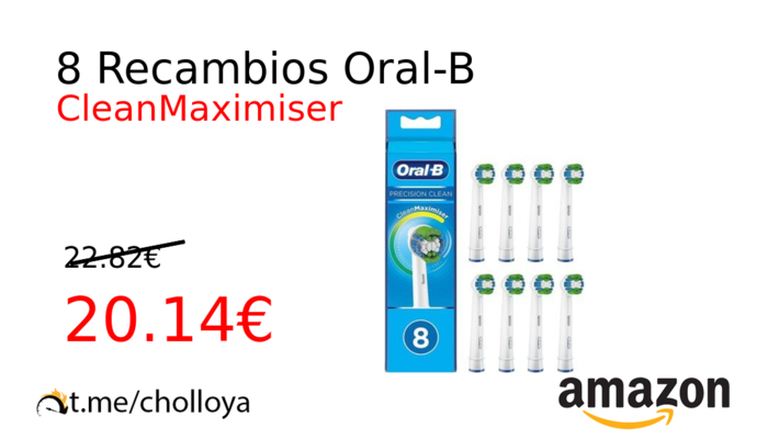 8 Recambios Oral-B